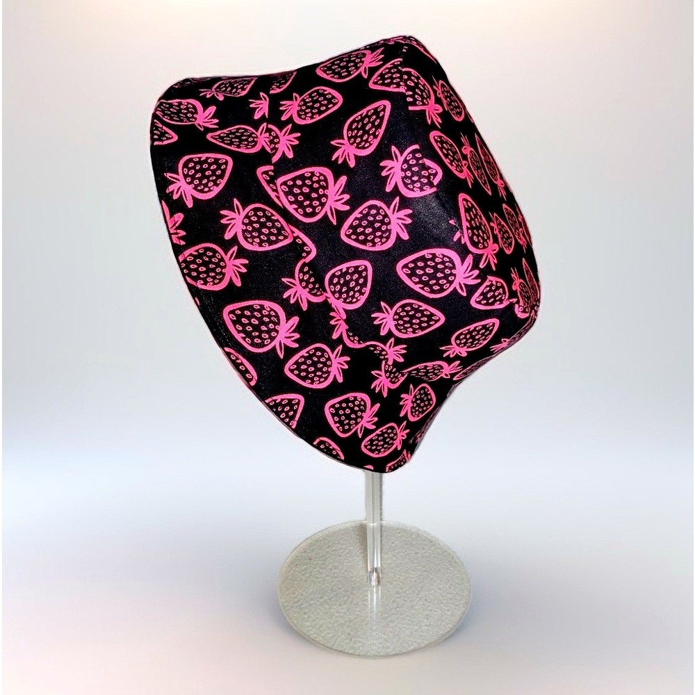 Neon Strawberry Bucket Hat